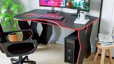 Birou Pc Kl 9.0 Wenge+Rosu