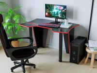 Birou Pc Kl 9.1 Wenge+Rosu - 1