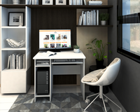 Birou Pc Skm-12 Ro,82x60x74 cm, Alb - 1