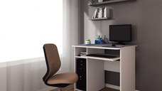 Birou Pc Skm-12 Ro,82x60x74 cm, Alb