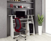 Birou Pc Skm-4 Ro, 123x50x77 cm, Alb - 1