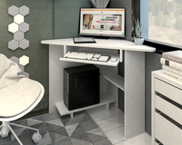 Birou pe Colt SU15 Ro, 76x76x75 cm, Alb - 1