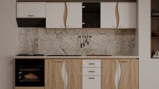 Bucatarie CIP3S C2 Sonoma Alb