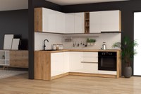 Bucatarie colt Chelsea V1 Alb - 1