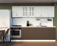 Bucatarie Cora Riflat MDF 2.6 m - 1