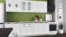 Bucatarie Katiusa 2 RO  Alb 2.6 m