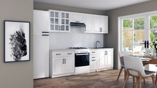 Bucatarie Michelle MDF Ro Alb  2.6 m