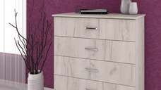 Comoda 5 Sertare, 72x40x90 cm, Stejar K001