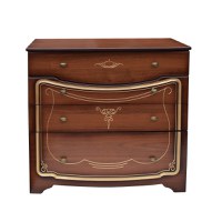 Comoda Olesia Nuc 91x44x85 cm - 1