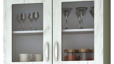 Corp superior cu Geam Venus Alb k001 80x29x60 cm