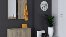 Cuier Olga Ro K002 Stejar 100x36x150 cm