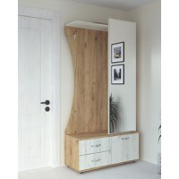 Cuier Tony, 100x40x203 cm, Stejar k003 k001 - 1