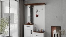 Cuier ZQD 108 Alb 110x43x200 cm