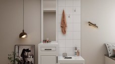 Cuier ZQD 109 Alb 113x43x205cm