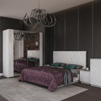 Dormitor Kenzo P160 Alb Lucios - 1