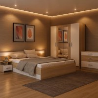 Dormitor Lesi RO Sonoma Alb - 1