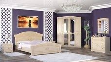 Dormitor Milano netapitat 4 usi UA Mesteacan