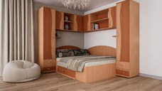 Dormitor Tineret Colt S Fag Cires 187x51 247x200 cm