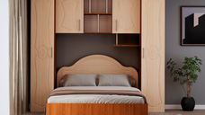 Dormitor Tineret Mdf Cires Mesteacan