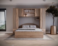 Dormitor Tineret, Sonoma+Truffe 227x51 205x200 cm - 1