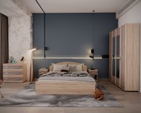 Dormitor Valy Sonoma+Trufe - 1