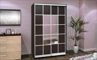 Dressing 2 Usi Glisante Wenge 200x60x200 cm - 1