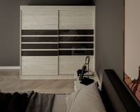 Dressing 2 Usi Luca, 200x60x200 cm, Stejar K001 - 1