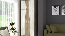 Dulap 2Usi S Cu Despartitor K002 K001 90x50x198 cm