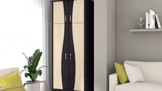 Dulap 2Usi S Despartitor 90x50x198 cm Wenge Mesteacan