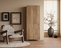 Dulap 3U 3S Stejar K003 70x35x180 cm - 1