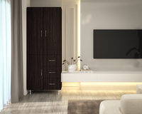 Dulap 3U 3S Wenge 70x35x180 cm - 1