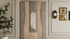 Dulap 3U S Sonoma Truffe 120x50x198 cm