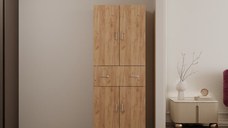 Dulap 4U 1S Stejar K003 70x35x180 cm