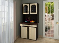 Dulap 90 Pal Wenge Mesteacan 90x60x197 cm - 1