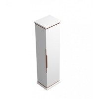 Dulap baie Hermes, 39x141x31cm, Alb - 1
