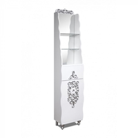 Dulap baie Temptation, 45x204x31cm, Argint - 1