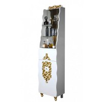 Dulap baie Temptation, 45x204x31cm, Aur - 1