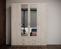 Dulap Garmonia 4U Stejar K001 K002 160x52x200 cm - 1