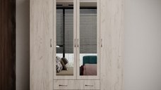 Dulap Garmonia 4U Stejar K001 K002 160x52x200 cm