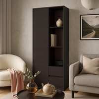 Dulap MP1 1U 2S  Wenge 80x33x180 cm - 1