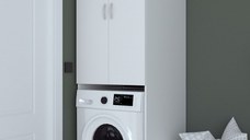 Dulap MS 2U, 65x60x199 cm, Alb