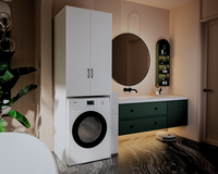 Dulap MS 2U, 65x60x199 cm, Alb - 1