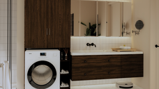 Dulap MS 2U Polite, 85x35X199 cm, Wenge