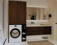 Dulap MS 2U Polite, 85x60X199 cm, Wenge - 1