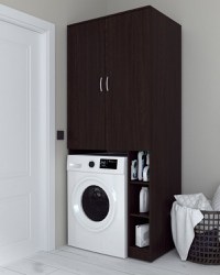 Dulap MS 2U Polite, 85x60X199 cm, Wenge - 1