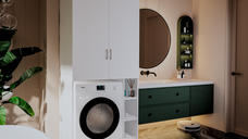 Dulap MS, 85x60X199 cm, alb