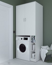 Dulap MS, 85x60X199 cm, alb - 1
