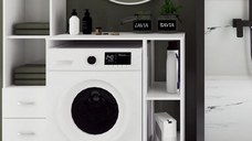 Dulap MS, 90x60x90 cm, Alb