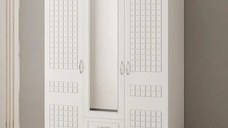 Dulap ZQE 012 MDF 3U 2S Alb 150x211x52