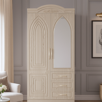 Dulap ZQW 011MDF 2U 3S 100x50x200 cm - 1